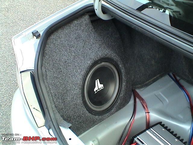 Subwoofer deals in boot